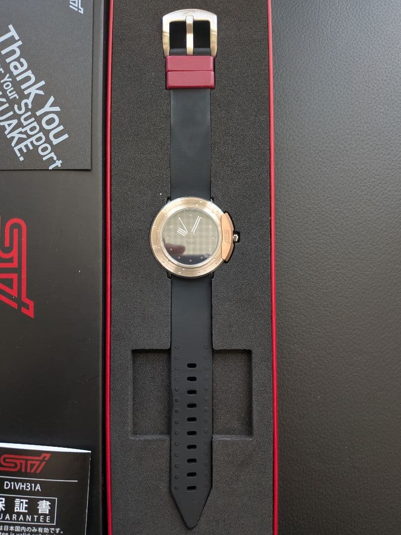 【最終値下げ】スバル　STI　腕時計　オリジナルウォッチ SUBARU