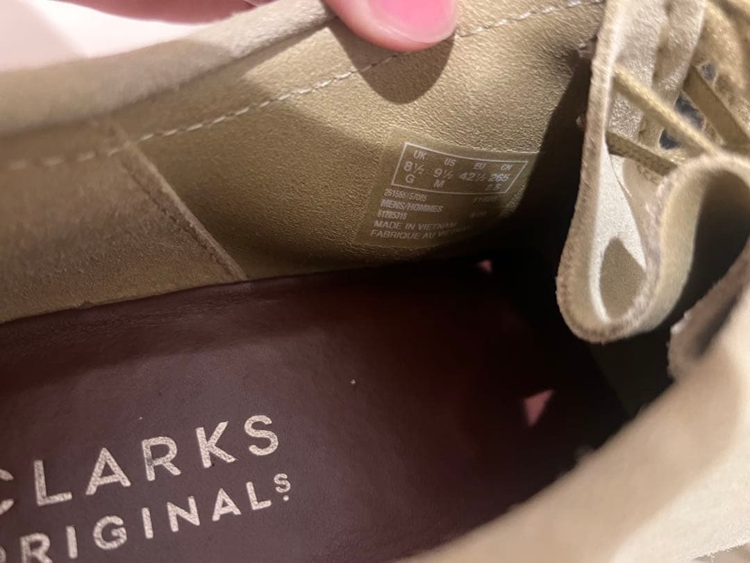 Clarks ワラビー メープルスエード 27㎝