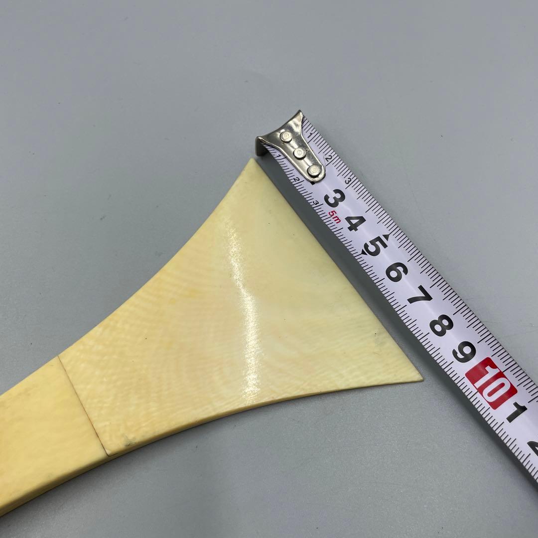 239ヴィンテージ 天然素材 三味線バチ 重さ約110g