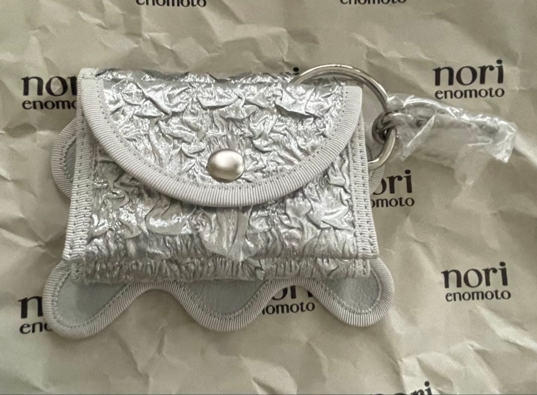 norienomoto ノリエノモト wave purse シルバー
