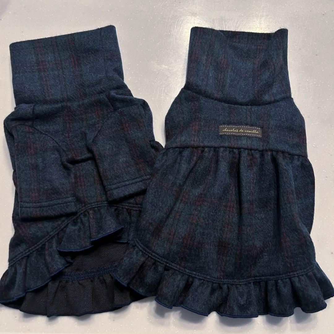 アトリエgg★ランデブー19ハーフ試着のみ★タートルワンピースタータンチェック アトリエgg☆ランデブー19ハーフ試着のみ☆タートルワンピースタータン