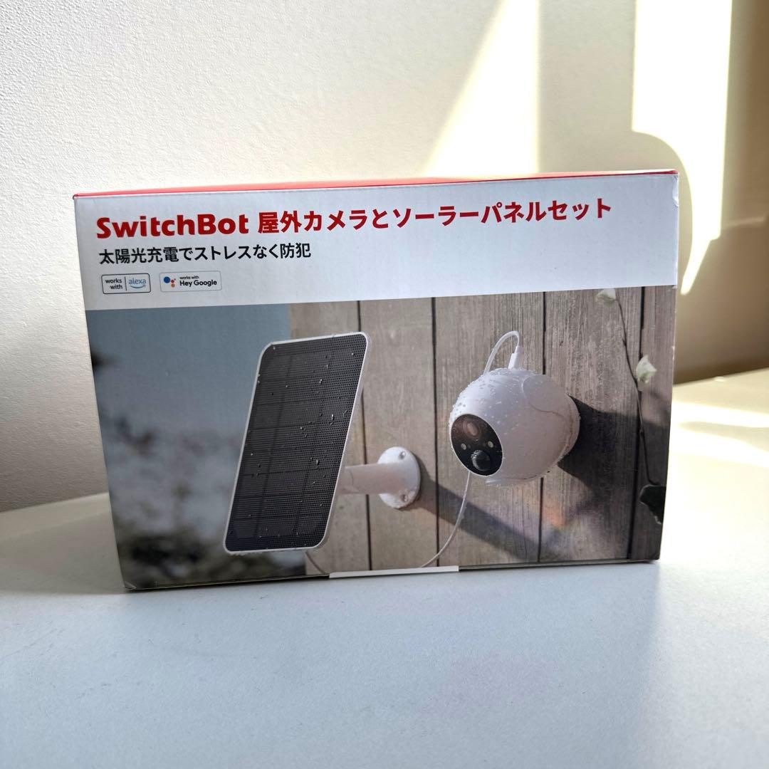 SwitchBot 防犯カメラ+ 屋外カメラ専用 ソーラーパネル 会員限定価格】SwitchBot スイッチボット 屋外カメラ 専用ソーラー