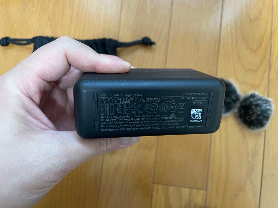 DJI Mic ワイヤレスマイクロフォン