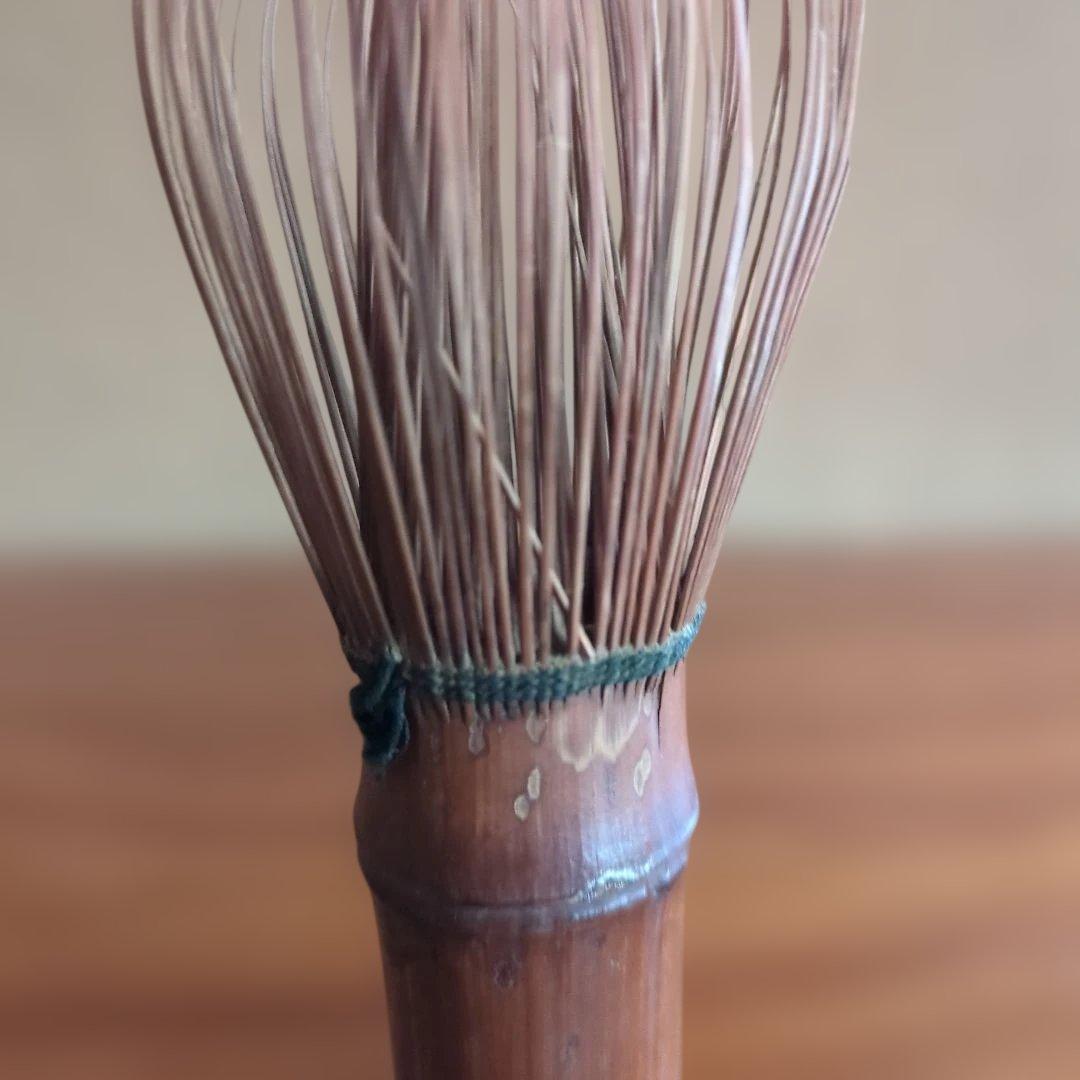 スス竹 茶筅 箱入り 中荒穂茶筌 ボロボロ
