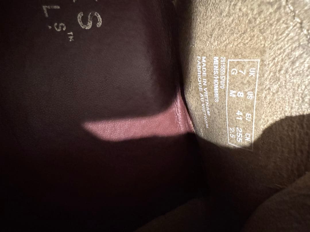 極美品⭐︎CLARKS ORIGINALS ワラビー【ベージュ】