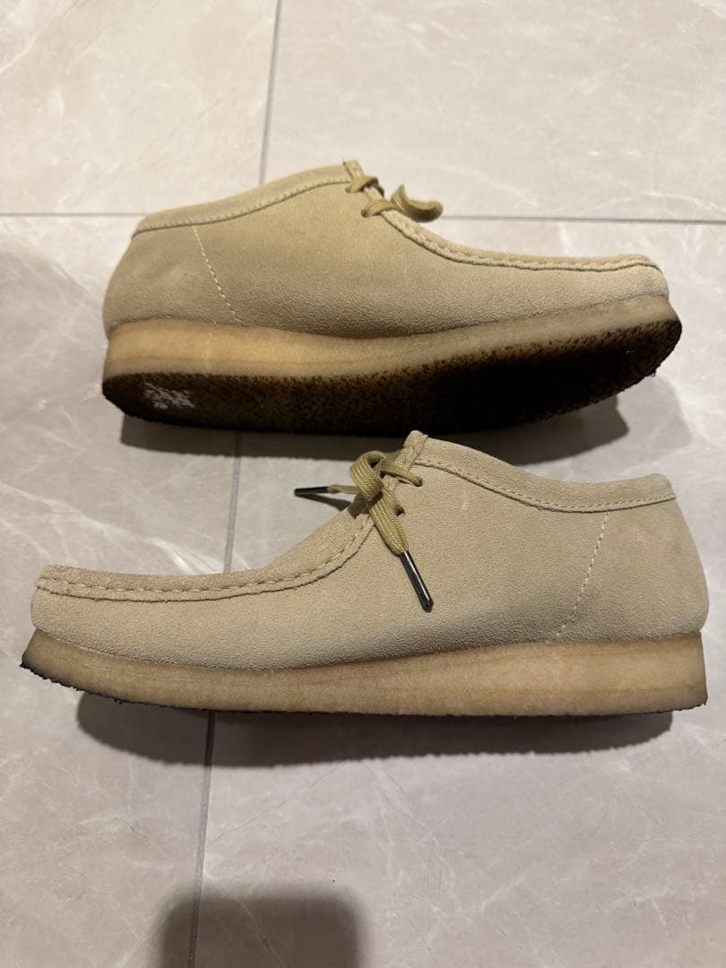 極美品⭐︎CLARKS ORIGINALS ワラビー【ベージュ】