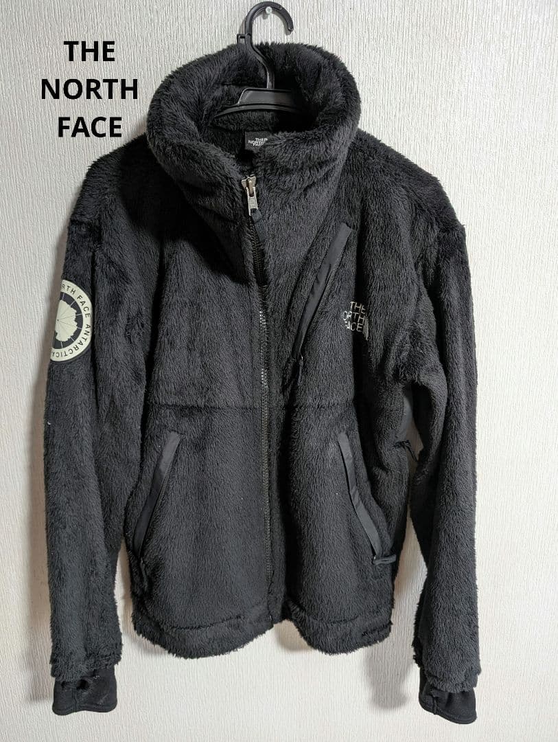 ぱ*ま様 ザ・ノースフェイス　黒ボアフリースジャケット メンズM程度 ザ ノースフェイス ジャケット ボアジャケット モコモコ THE NORTH