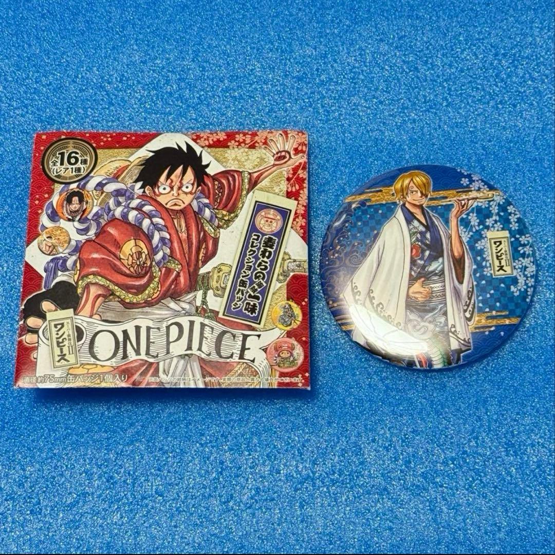ワンピースサンジ缶バッジスーパー歌舞伎