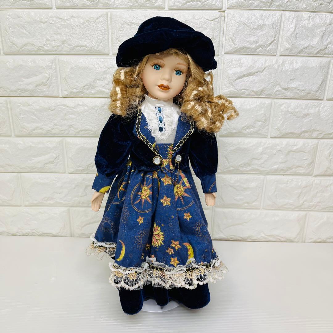 アンティーク ビスクドール フランス人形 ブルーアイズ ブロンド 人形