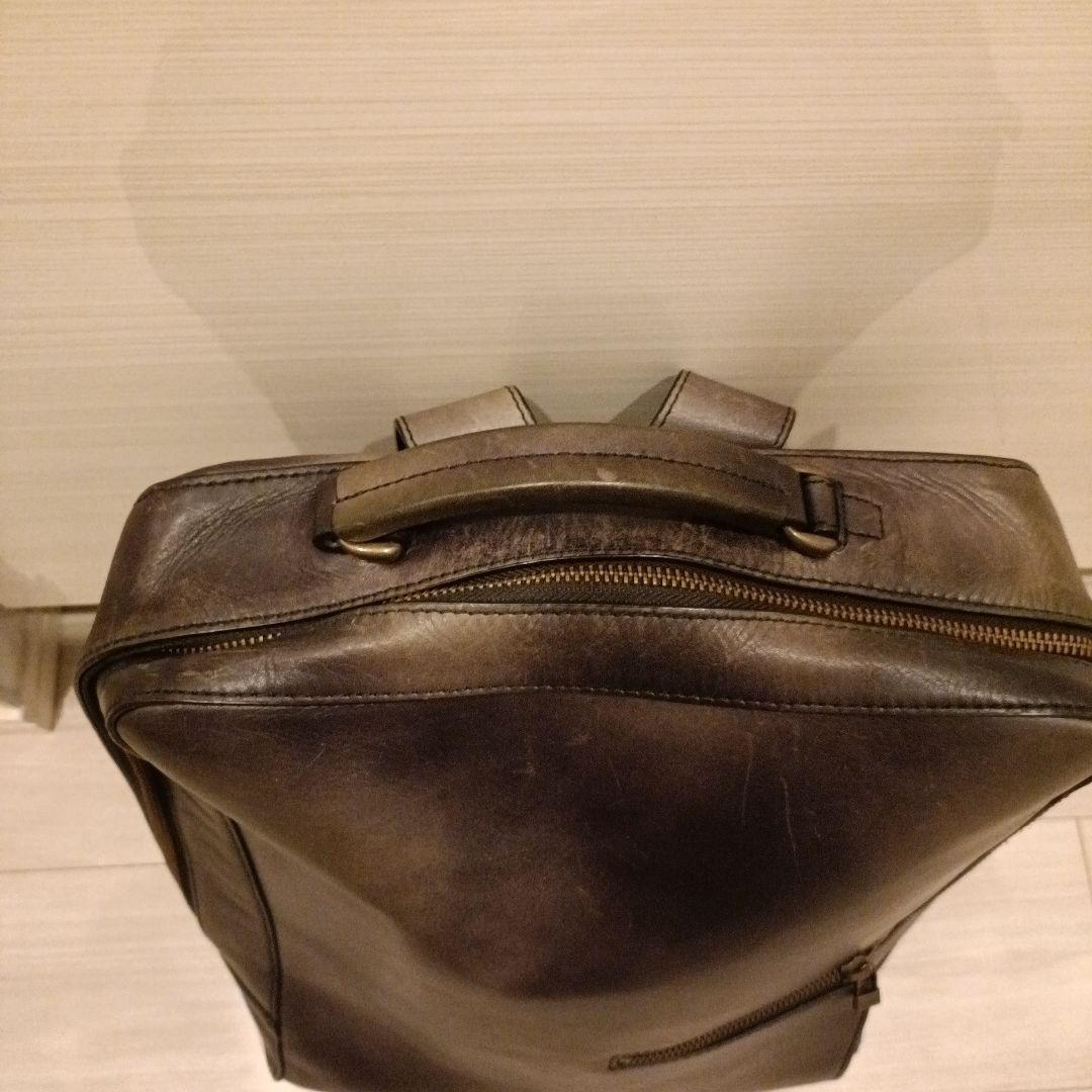 マザーハウス　 レザー ビジネスバッグ