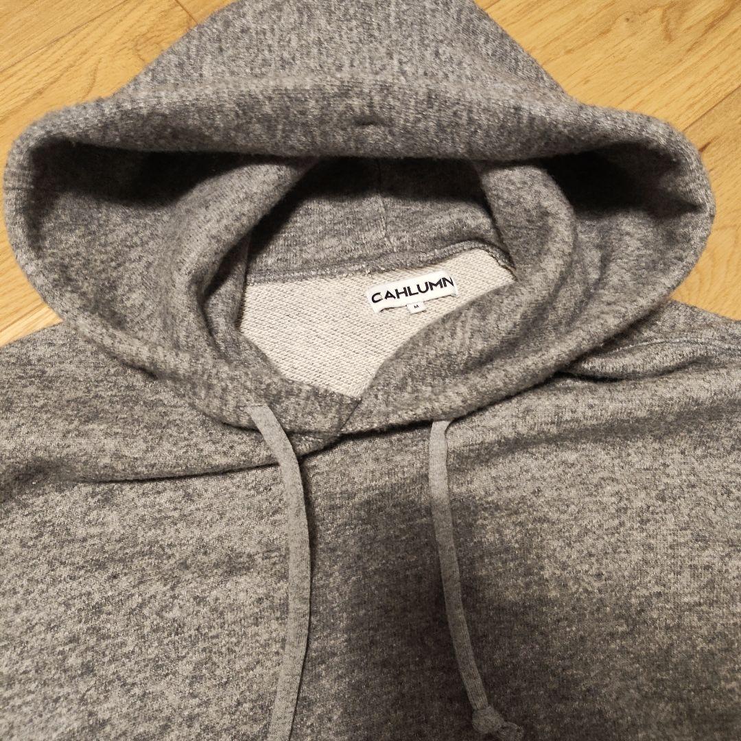 CAHLUMN メリノウール コットン ループバック スウェットフーディ