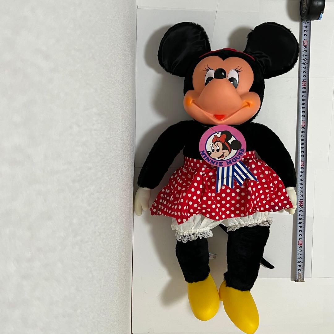 ミッキーマウス　ミニーマウス　ヤングエポック　ぬいぐるみ人形　レトロ　レア希少