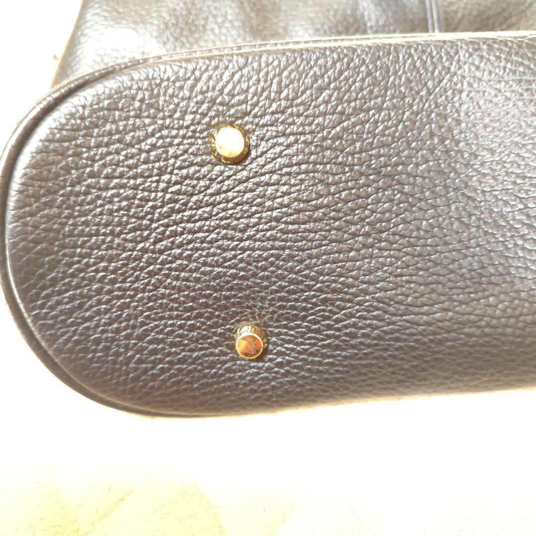 ATAO ブラックレザー ショルダーバッグ