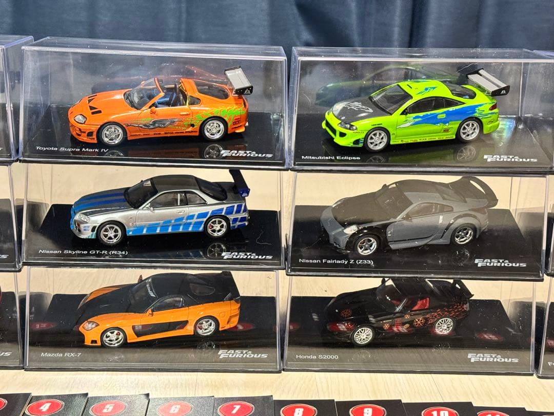 ディアゴスティーニ ワイルドスピード ミニカー ワイスピ 1/43