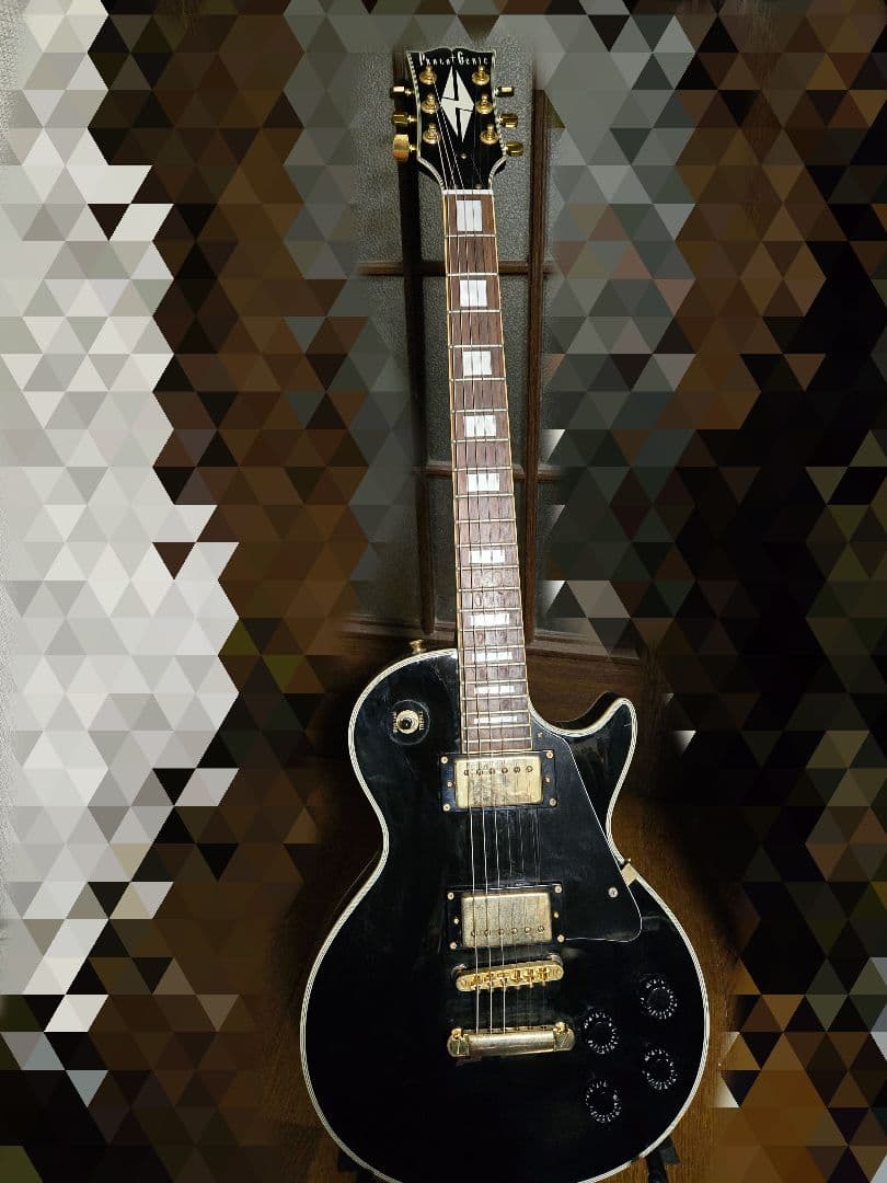 【写真追加】Photogenic エレキギター Photogenic レスポールカスタム ブラック Amazon.co.jp: Photogenic