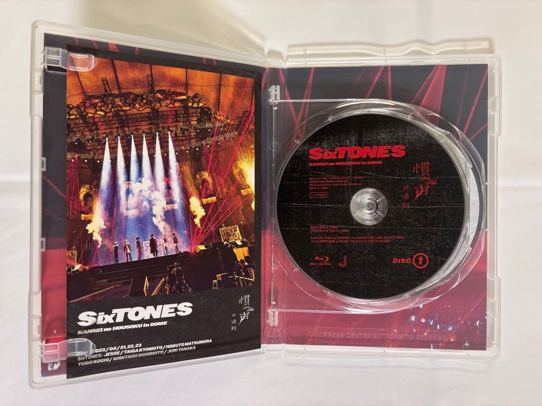 SixTONES「慣声の法則 in DOME」「VVS」「YOUNG OLD」 - メルカリ