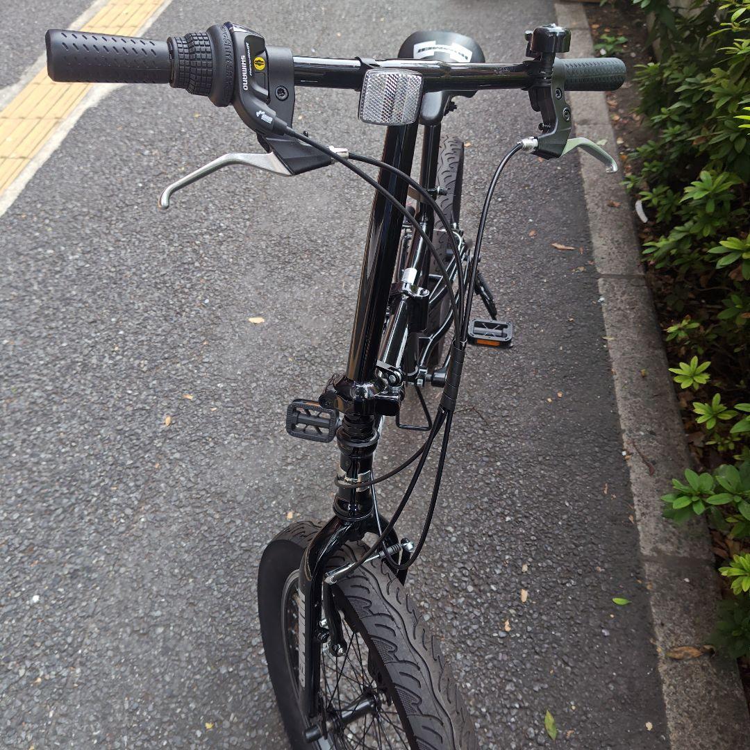 販売証明書あり HUMMER 折りたたみ自転車 ブラック 手渡し販売のみ