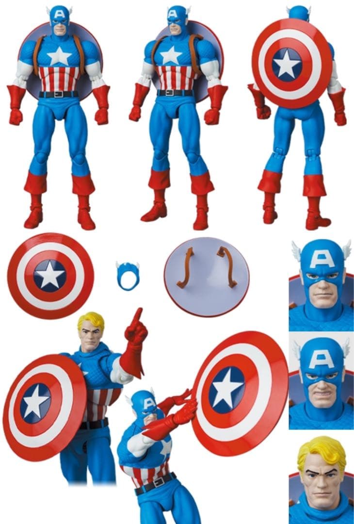 MAFEX CAPTAIN AMERICA COMIC Ver. k Mafex Marvel Captain America
