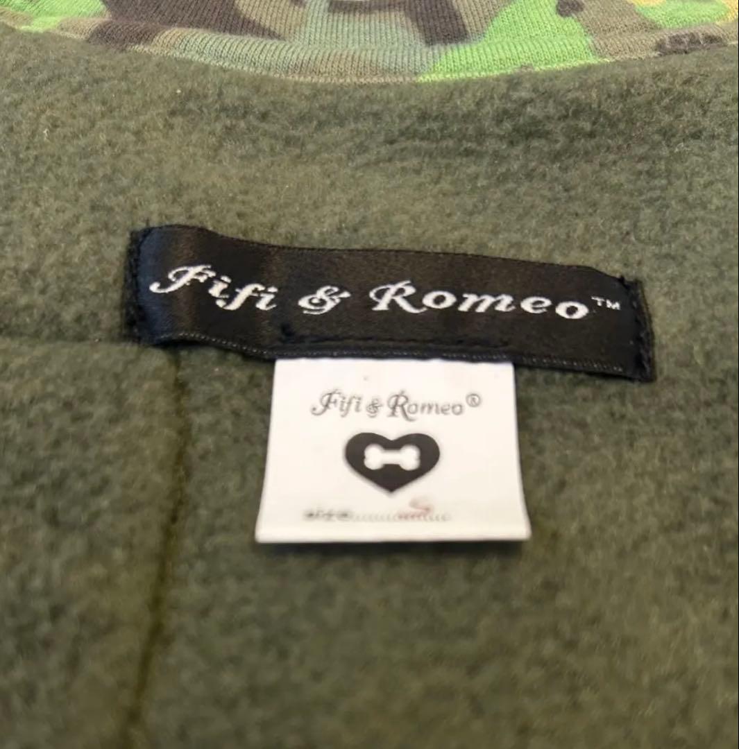 Fifi＆Romeo フィフィアンドロメオ 希少品 ミリタリー柄コート S