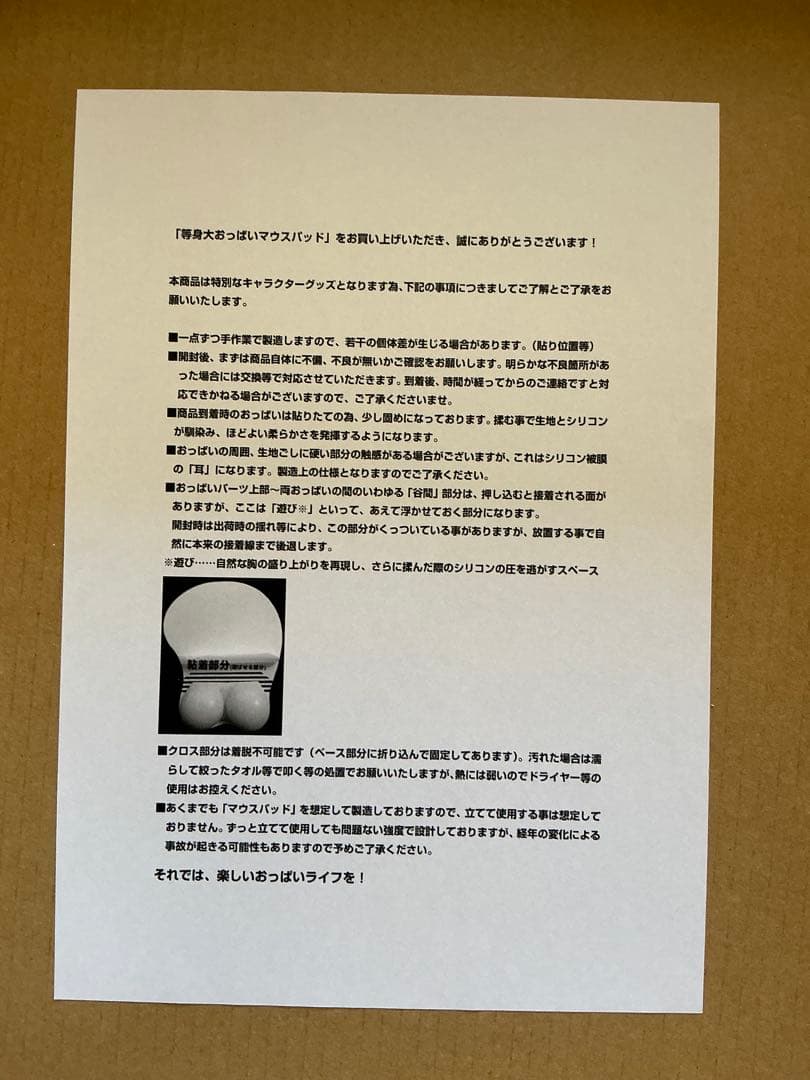 DEAD OR ALIVE Xtreme 3 女天狗 等身大おっぱいマウスパッド