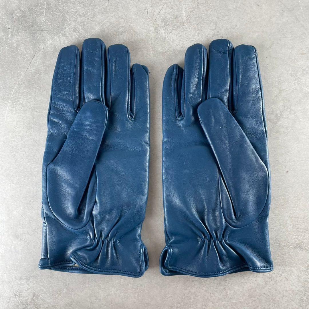 未使用 定価3.5万 ディーゼル Dロゴ バイカー レザーグローブ