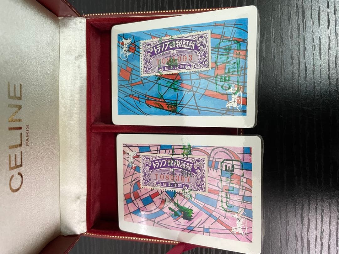 未開封未使用 CELINE トランプ 専用ボックス付き