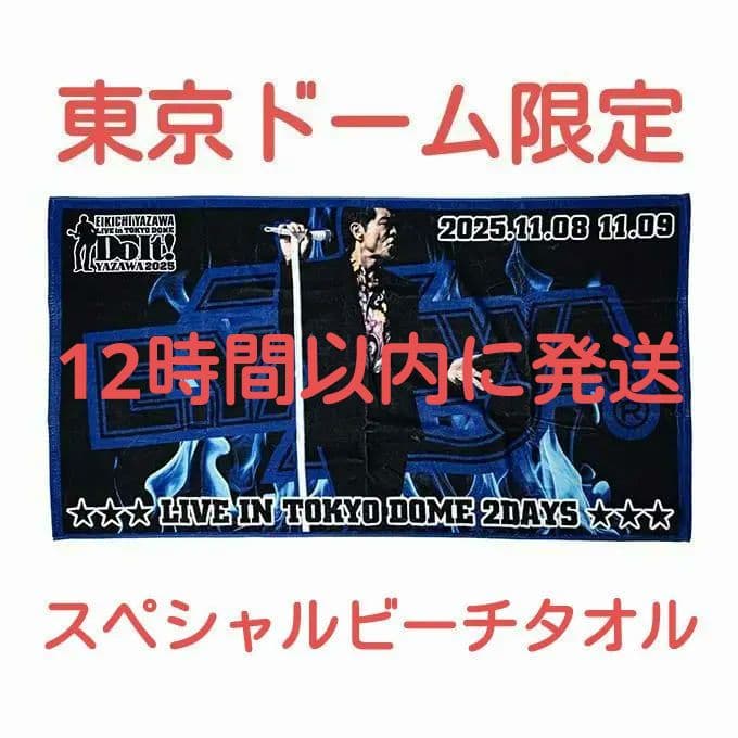 矢沢永吉 Do It! 2025 東京ドーム スペシャルビーチタオル - メルカリ