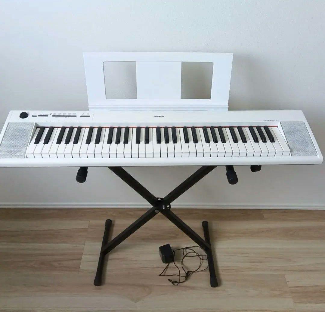 2020年製 美品 YAMAHA piaggero NP-12WH 61鍵 電子ピアノ
