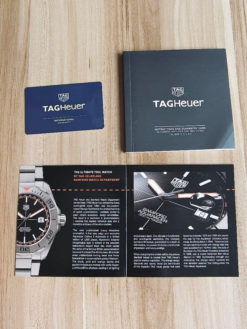 TAG HEUER アクアレーサー バンフォード げんていばん WAY208F