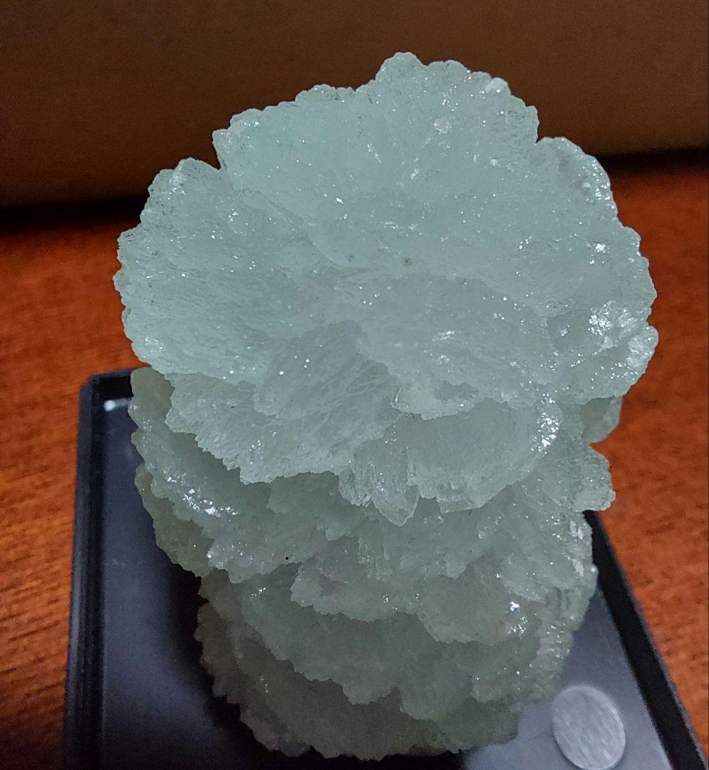 ヘミモルファイト 異極鉱 雲南省 鉱物標本 原石 3cm×3cm×4.8cm