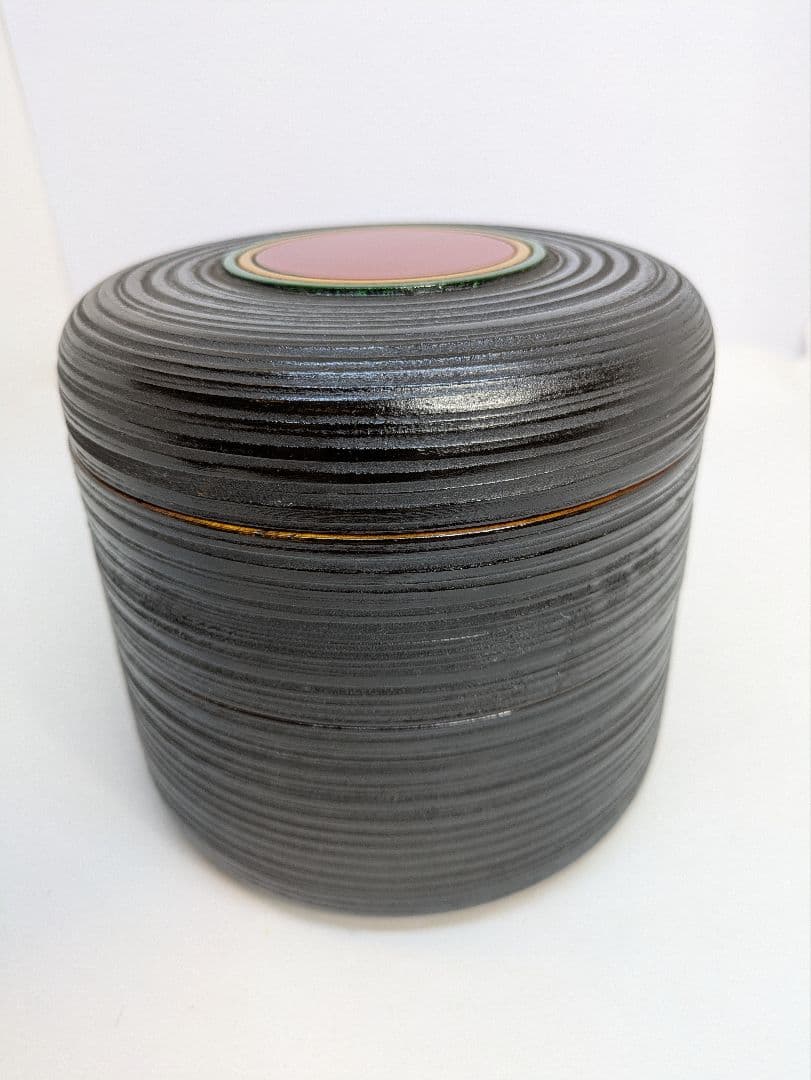 ☆ｂ633、独楽象谷丸二段重｜漆器の島安【うるわしうるし】根来塗