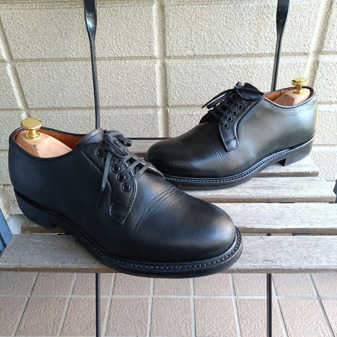 【 WHEEL ROBE 】クロムエクセル 茶芯 プレーントゥシューズ