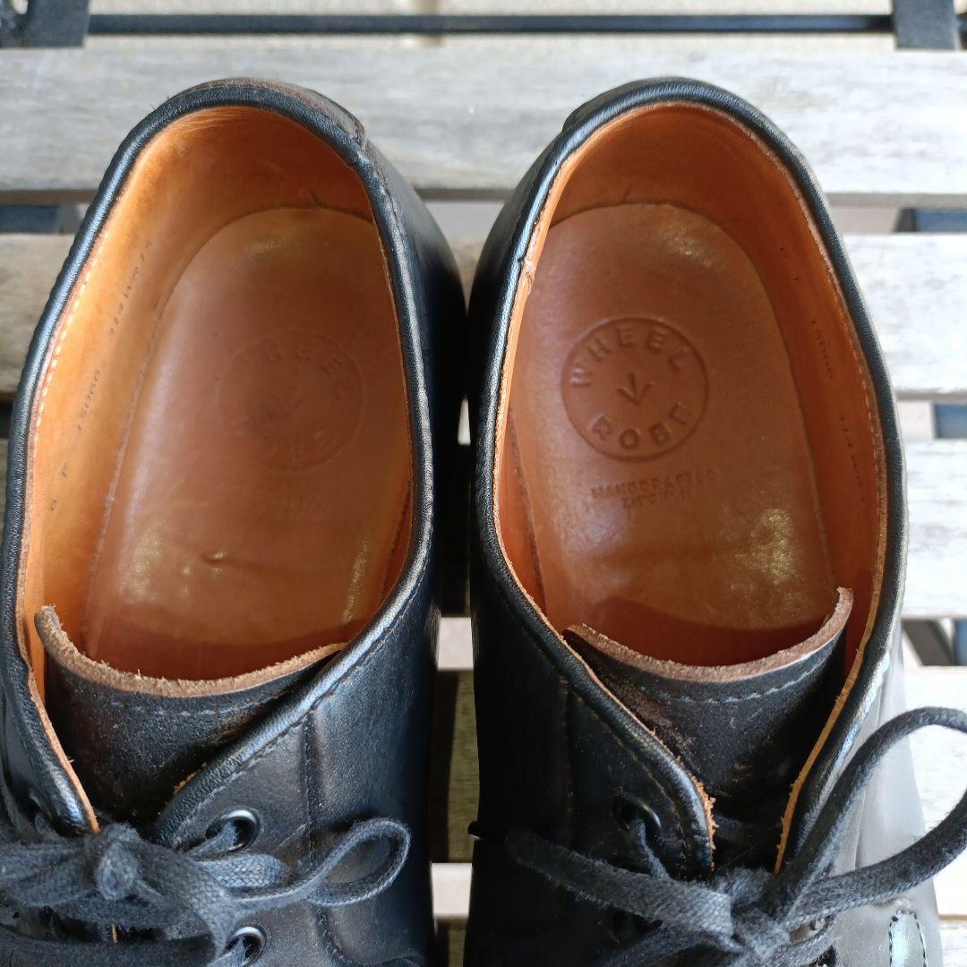 【 WHEEL ROBE 】クロムエクセル 茶芯 プレーントゥシューズ