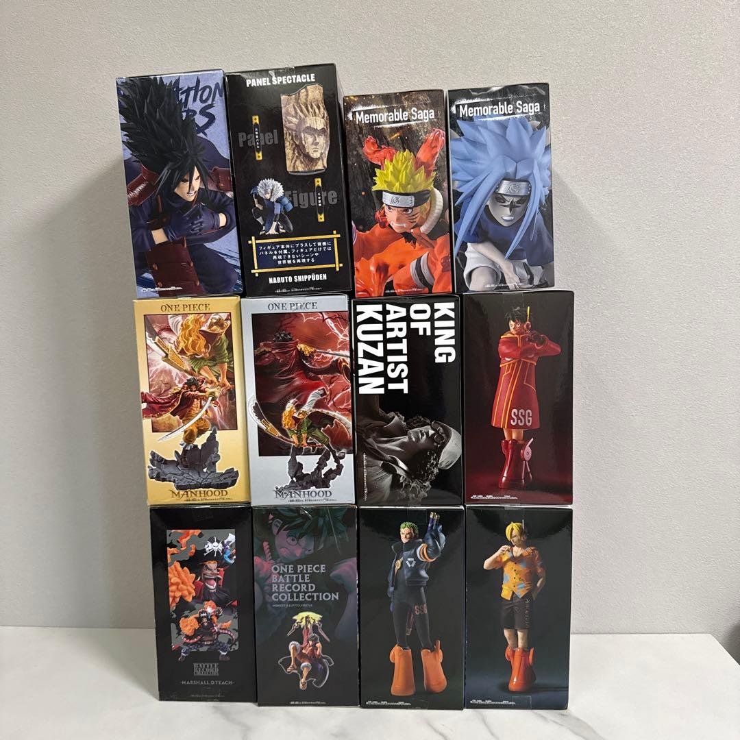 ワンピース ナルト フィギュア 12体