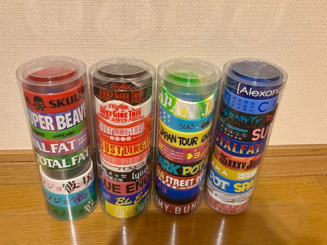 ラバーバンド 邦ロック まとめ売り タワーレコードラバーバンドケース入れ付き