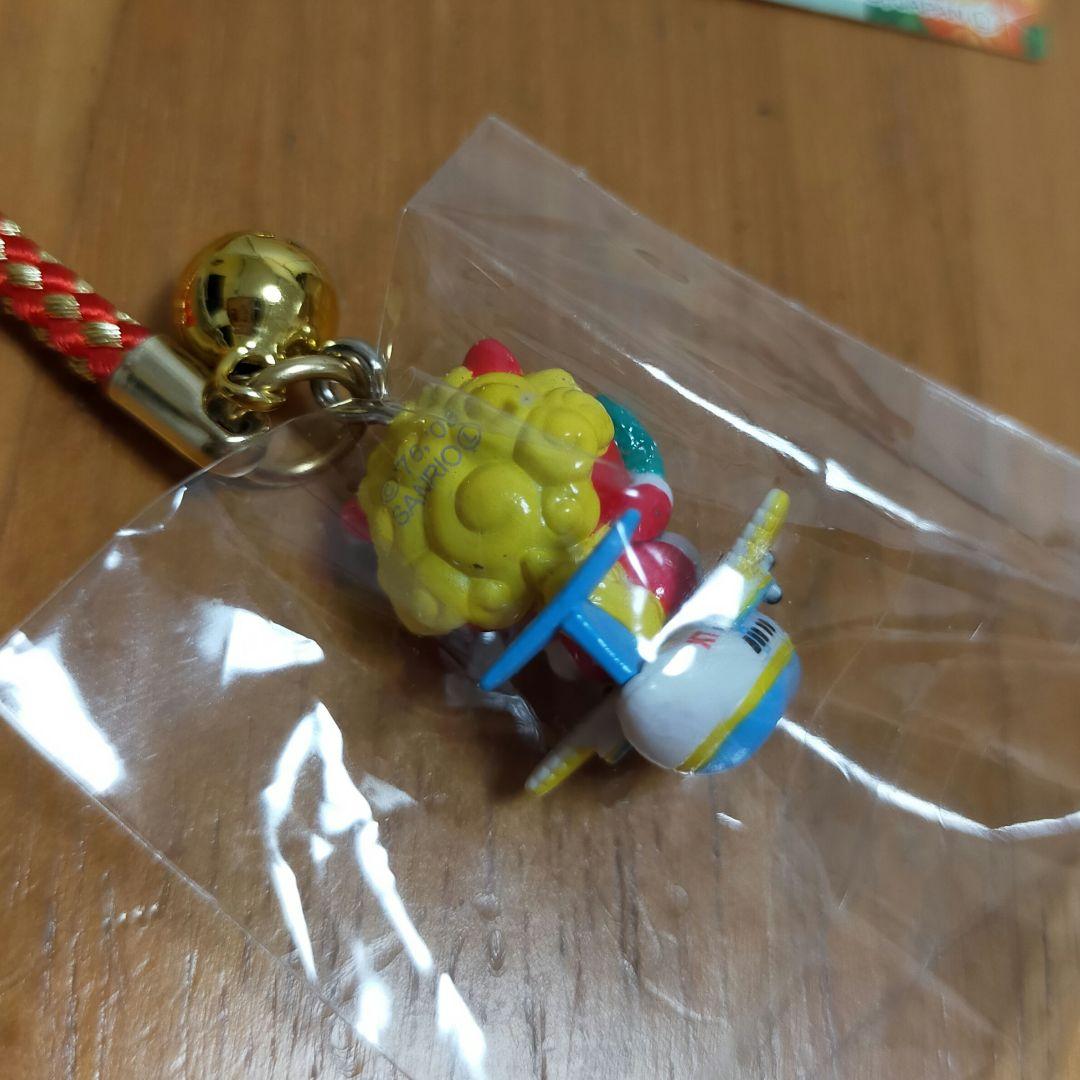 未使用品】ご当地キティ根付/(144)沖縄限定 那覇空港 シーサー