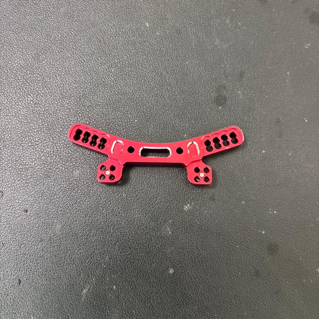 ヨコモ　YD-2シリーズ用　アルミ製 フロント/リヤ　ショックタワー(レッド)