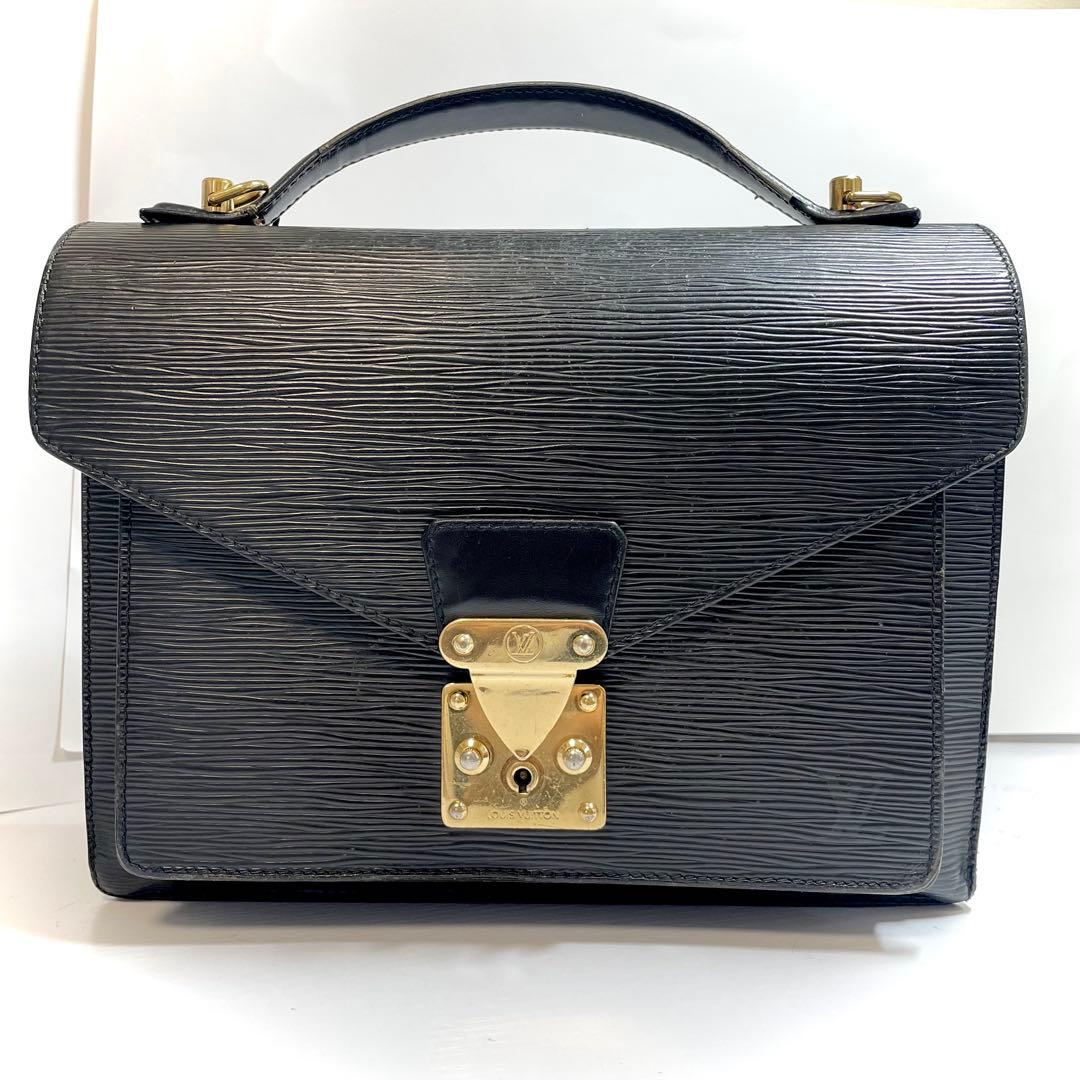 【訳あり】ヴィトン エピ モンソー M52122 ブラック