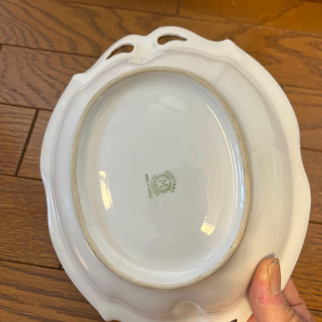 最終処超レアオールドノリタケ山羊持ち手フィギュア変形ボウルラスター