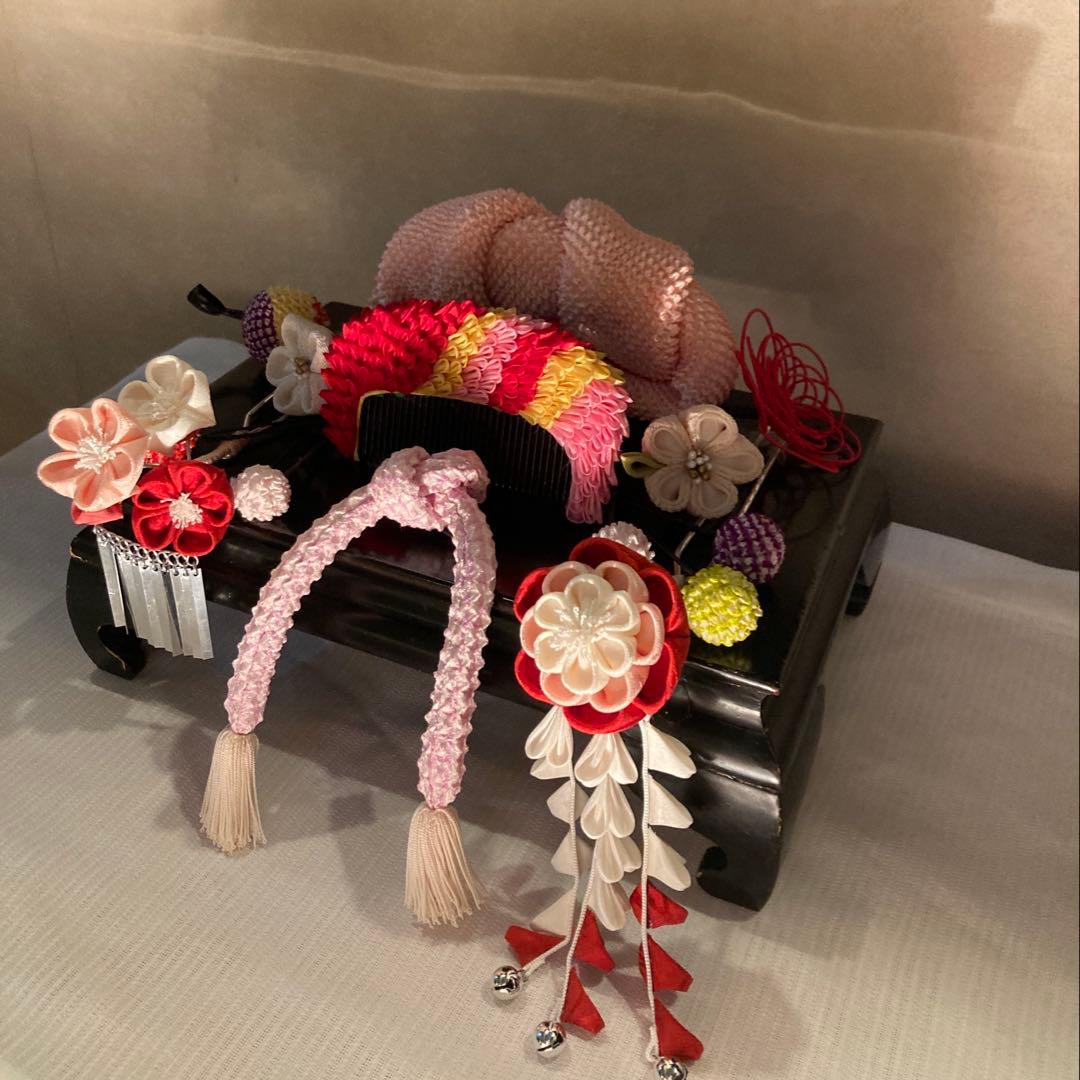 専用　七五三　おはりばこ　八重梅花簪セット花櫛簪　玉簪　その他8点　全12点