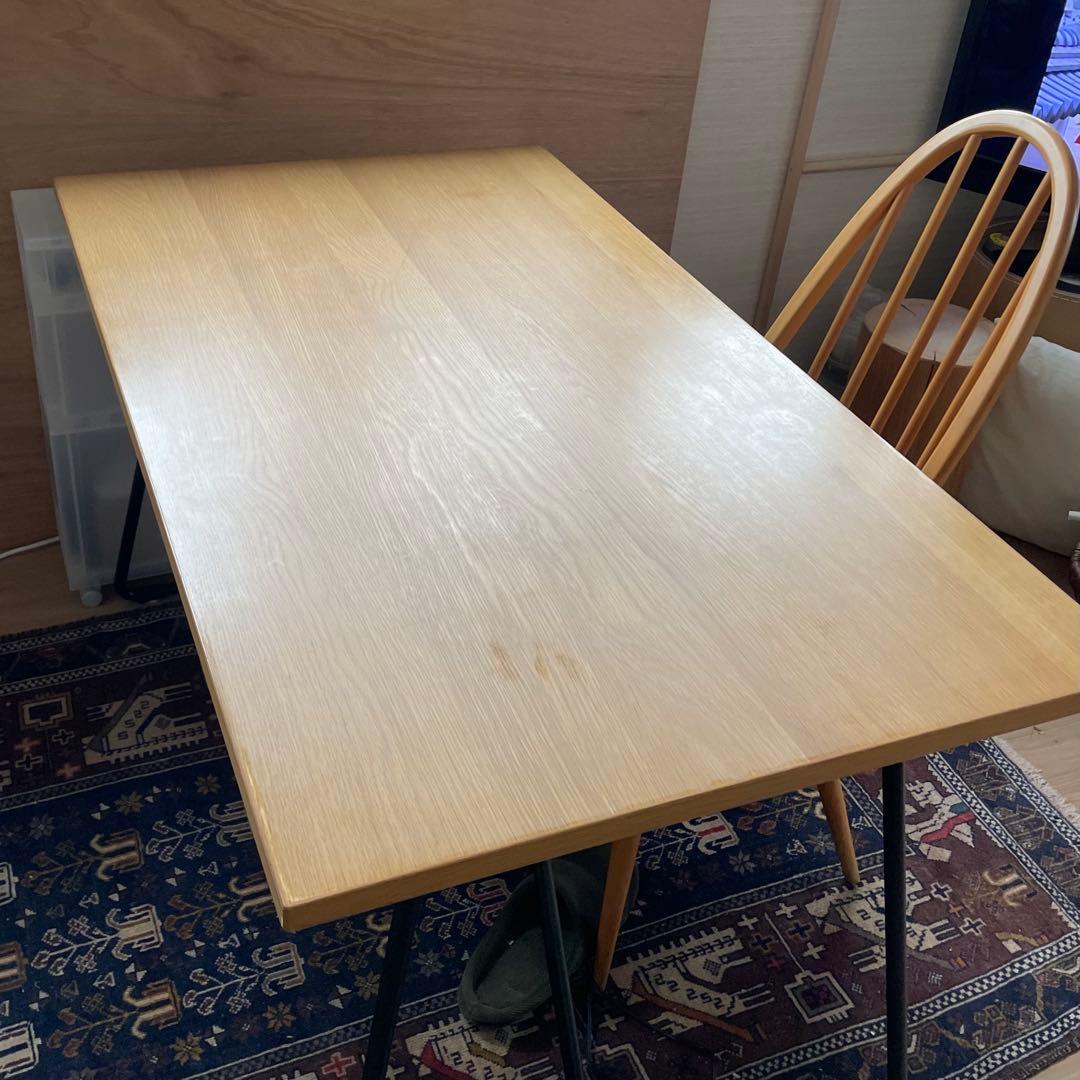 無印良品、木製折りたたみテーブル120cm