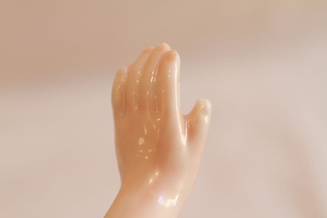 ドイツ アンティークチャイナヘッドドール（1850－1880年頃） 日本製