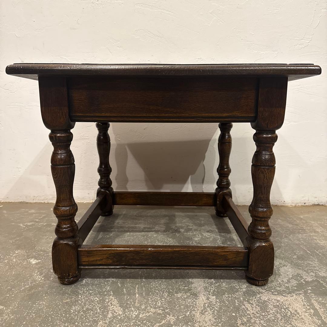 年末年始saleヴィンテージ 木製サイドテーブル 引き出し付き1