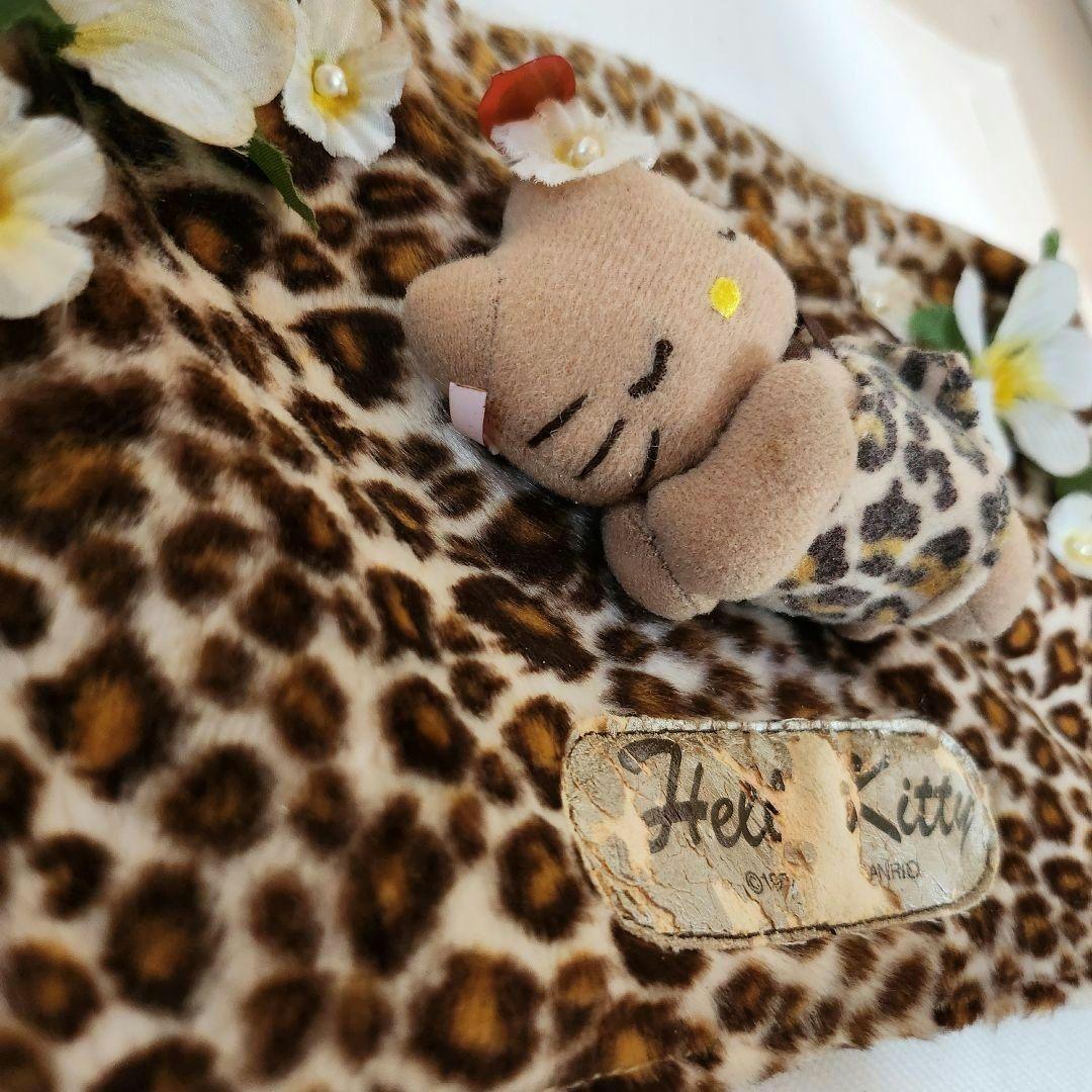 2002年製 ハローキティ ガングロ ヒョウ柄 ナビカバー カー用品