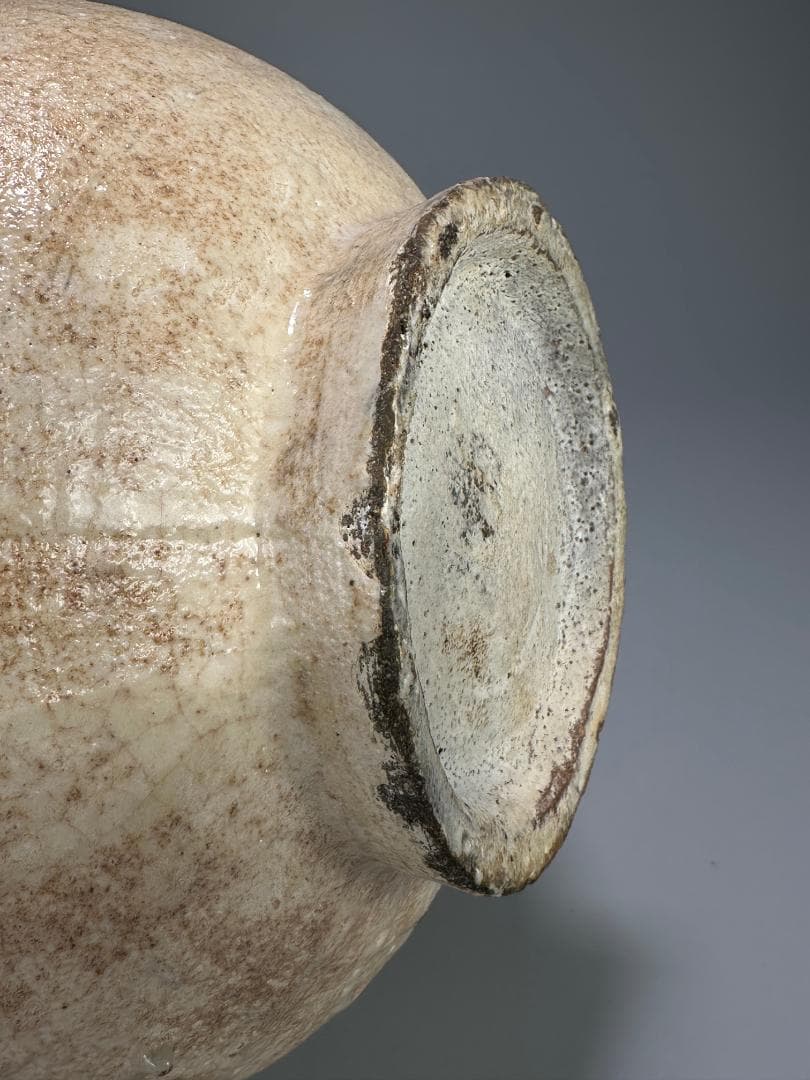 韓国美術 李朝時代 15～16世紀 李朝中期 刷毛目花瓶 華道具