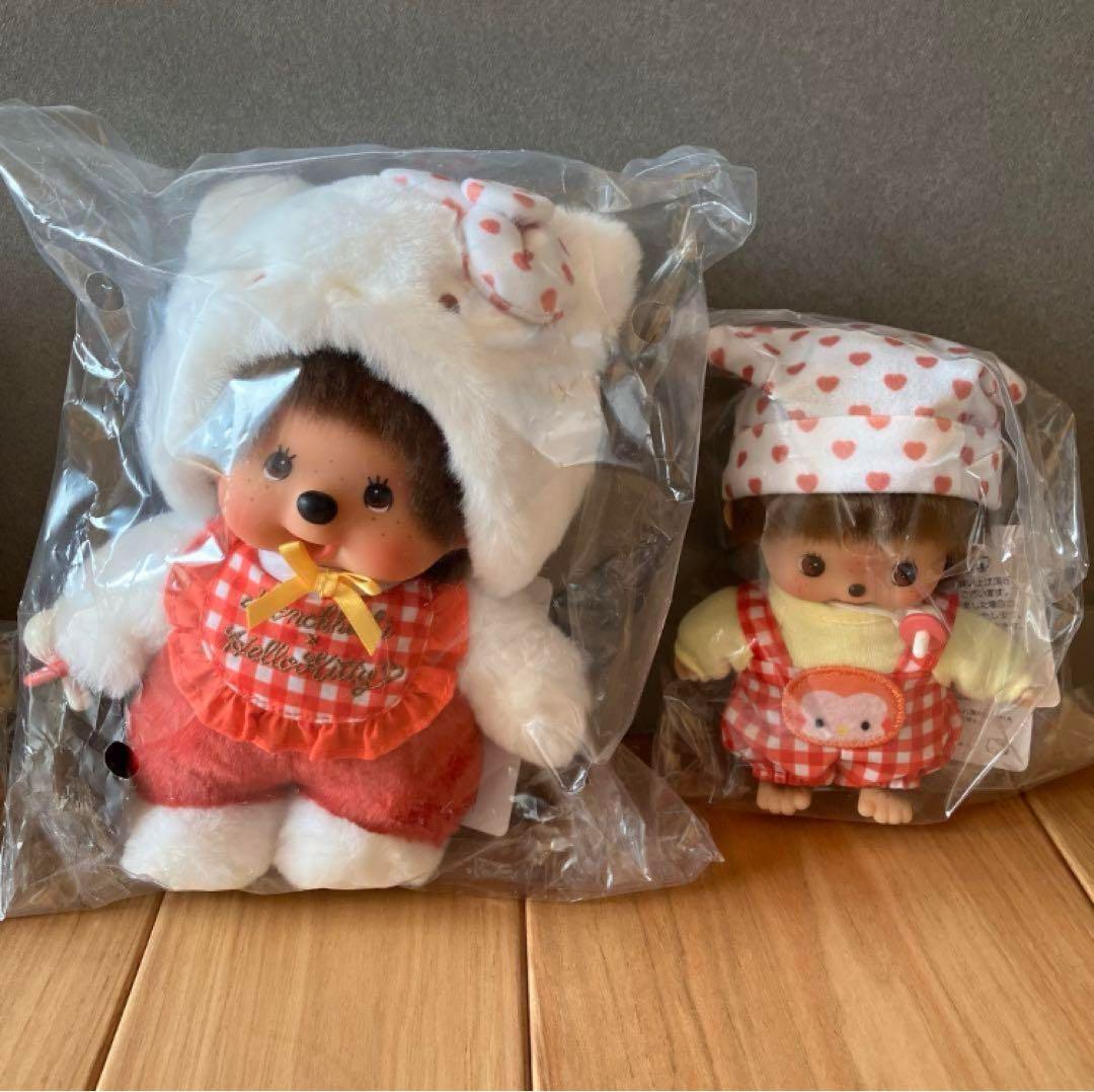 新品 サンリオ ハローキティ モンチッチ コラボ 第二弾 ぬいぐるみ セット
