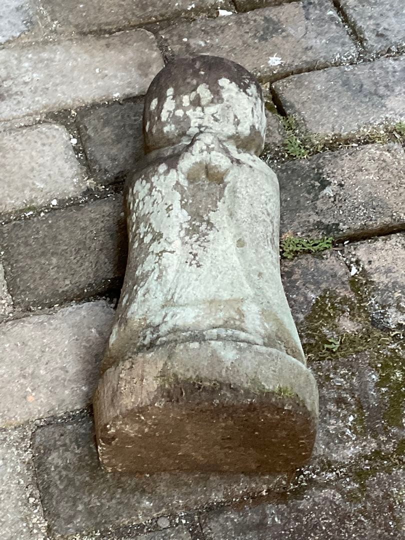 野仏 地蔵菩薩像 古い石仏 民衆仏 仏像 仏教美術 山梨県 高さ