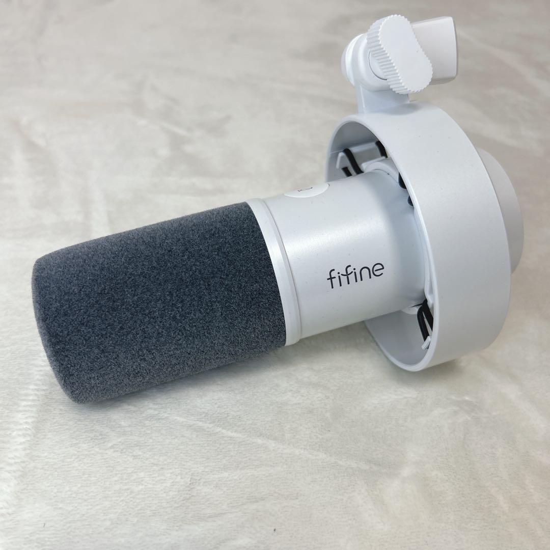 ✨未使用級✨ FIFINE K688CT ダイナミックマイク ホワイト