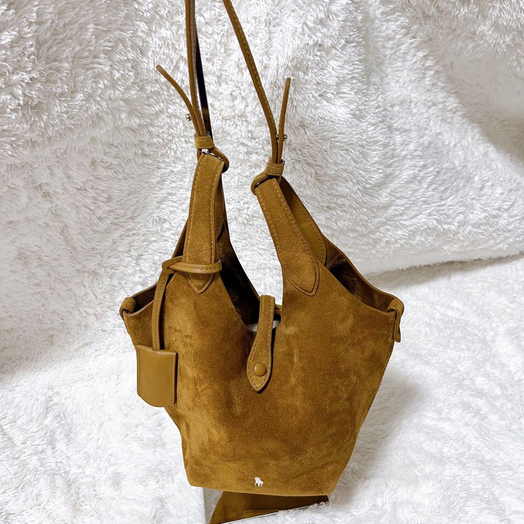 【定価7.5万】Polo Play レザー バッグ スエード 2way 完売品