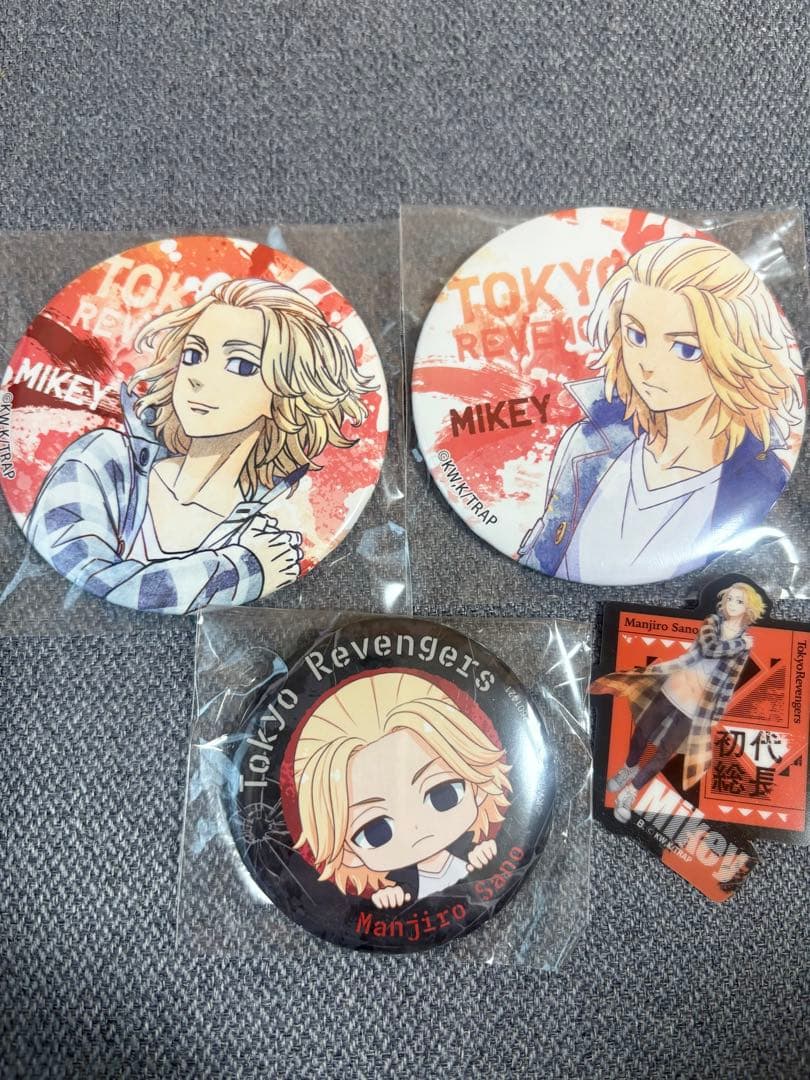 東リべ 佐野万次郎 マイキー 缶バッジ セット おまけ付き - メルカリ